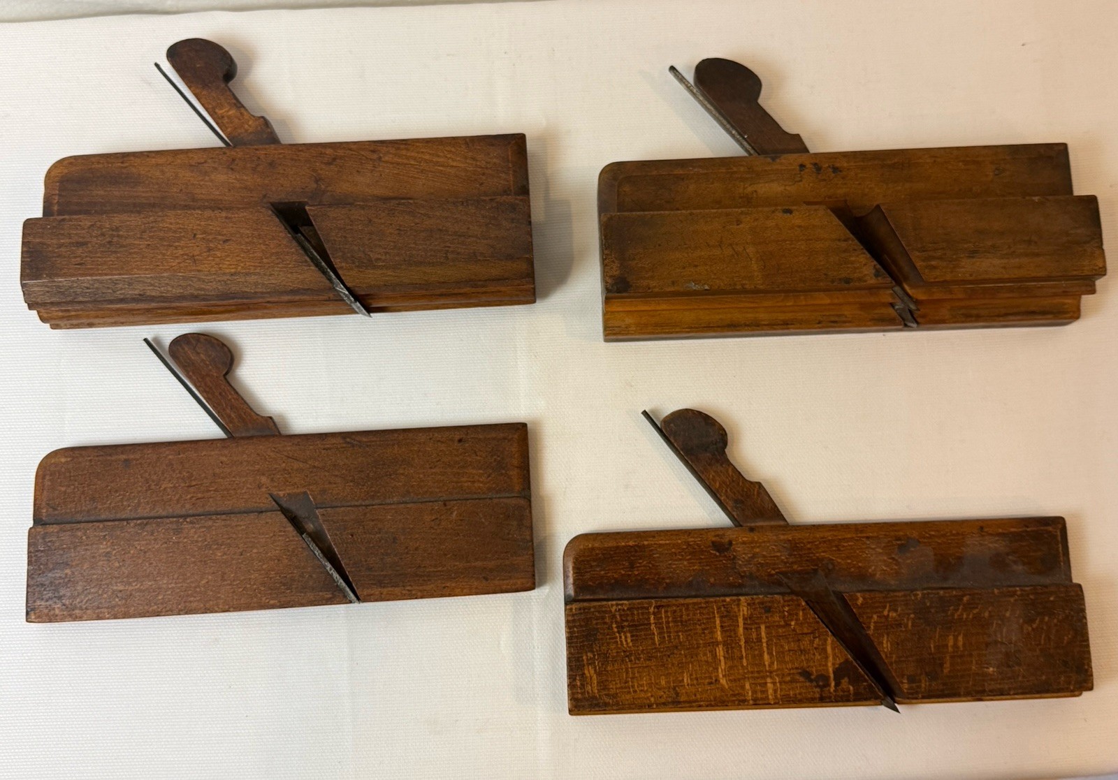Wood Molding Planes (Set Of 4) Antiques, Circa Mid-late 1800’s Wood Molding Planes (Set Of 4) Antiques, Circa Mid-late 1800’s