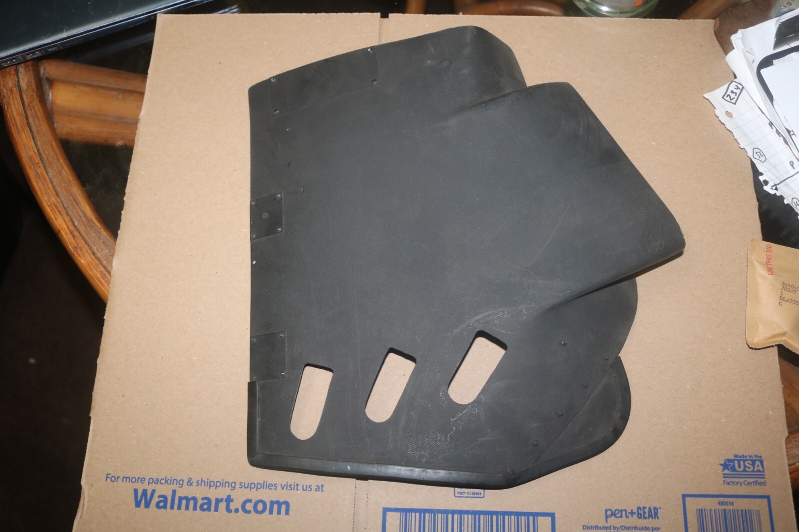 HTF RARE Convair F-106 Delta Dart cockpit glare shield P/N 66E 404 55-6 HTF RARE Convair F-106 Delta Dart cockpit glare shield P/N 66E 404 55-6