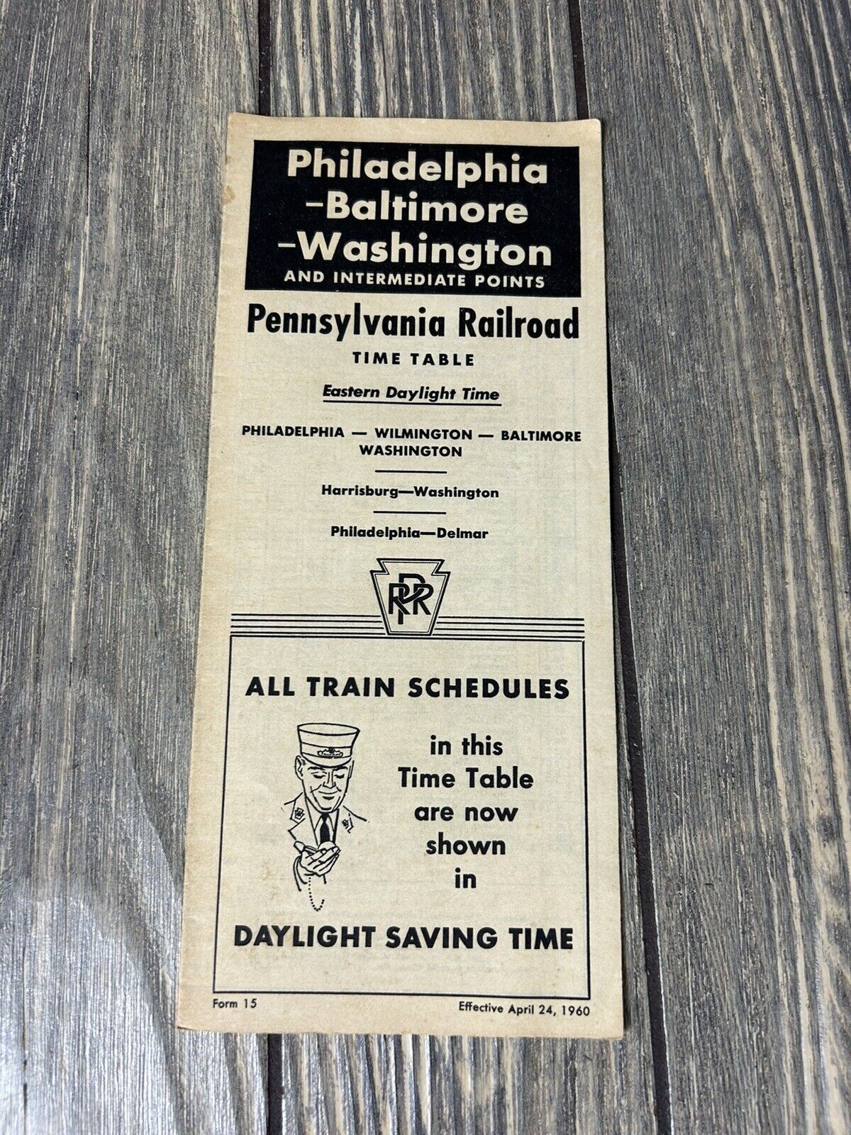 VTG April 24 1960 Philadelphia Baltimore Washington Pennsylvania Railroad 