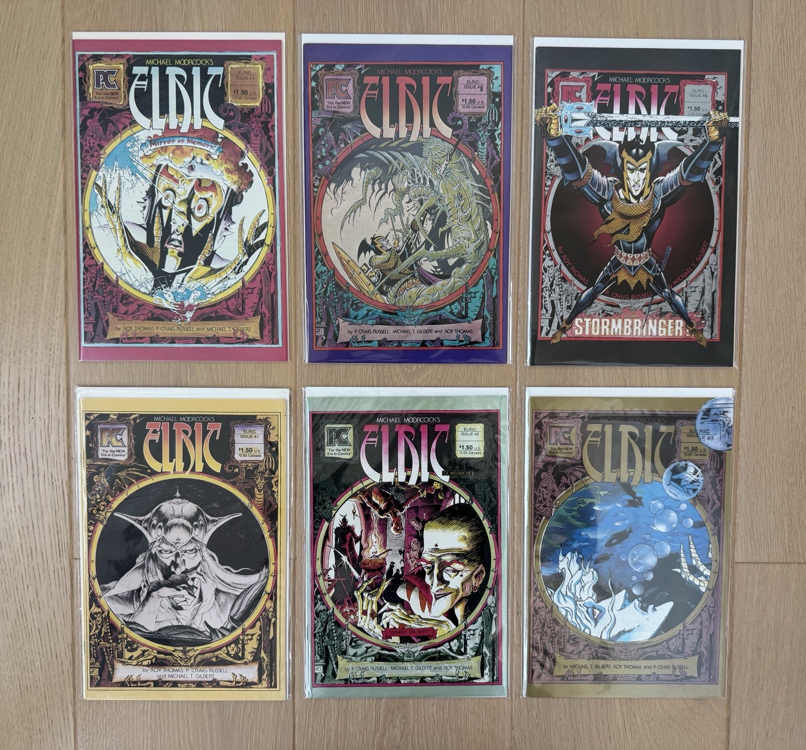 ELRIC 1-6 VF-NM PACIFIC COMIC SET COMPLETE ROY THOMAS CRAIG RUSSELL GILBERT 1983 ELRIC 1-6 VF-NM PACIFIC COMIC SET COMPLETE ROY THOMAS CRAIG RUSSELL GILBERT 1983
