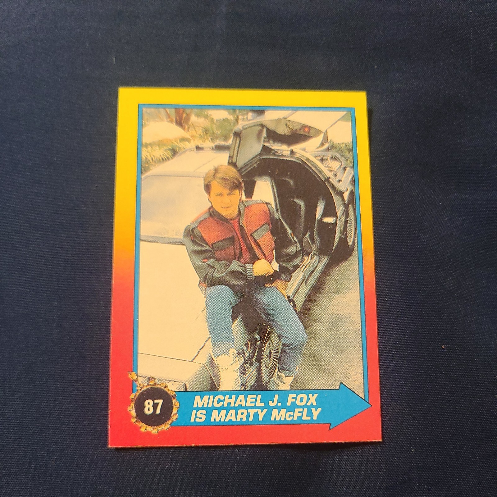 1989 Topps Back to the Future Part II #87 Michael J. Fox Rookie RC Card NRMT 1989 Topps Back to the Future Part II #87 Michael J. Fox Rookie RC Card NRMT