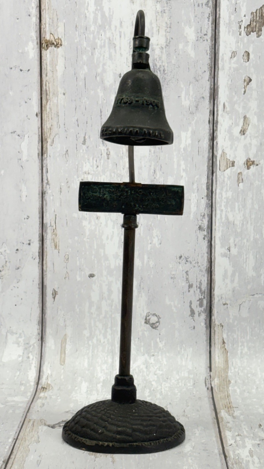 Antique Forbes El Camino Real Mission Bell Guidepost Bronze 1914 Patent 9.5”