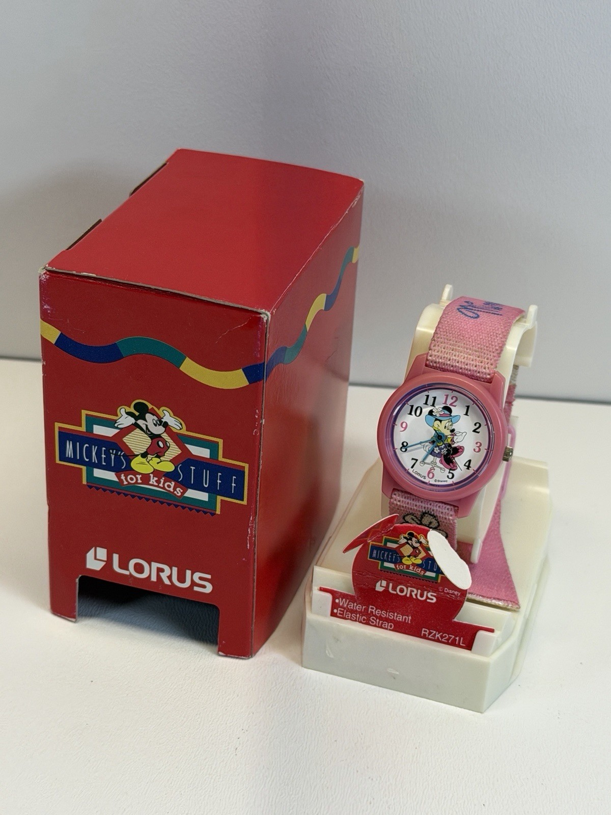 Vintage Lorus Disney Watch Women Girls Pink Minnie Mouse RZK271L Vintage Lorus Disney Watch Women Girls Pink Minnie Mouse RZK271L