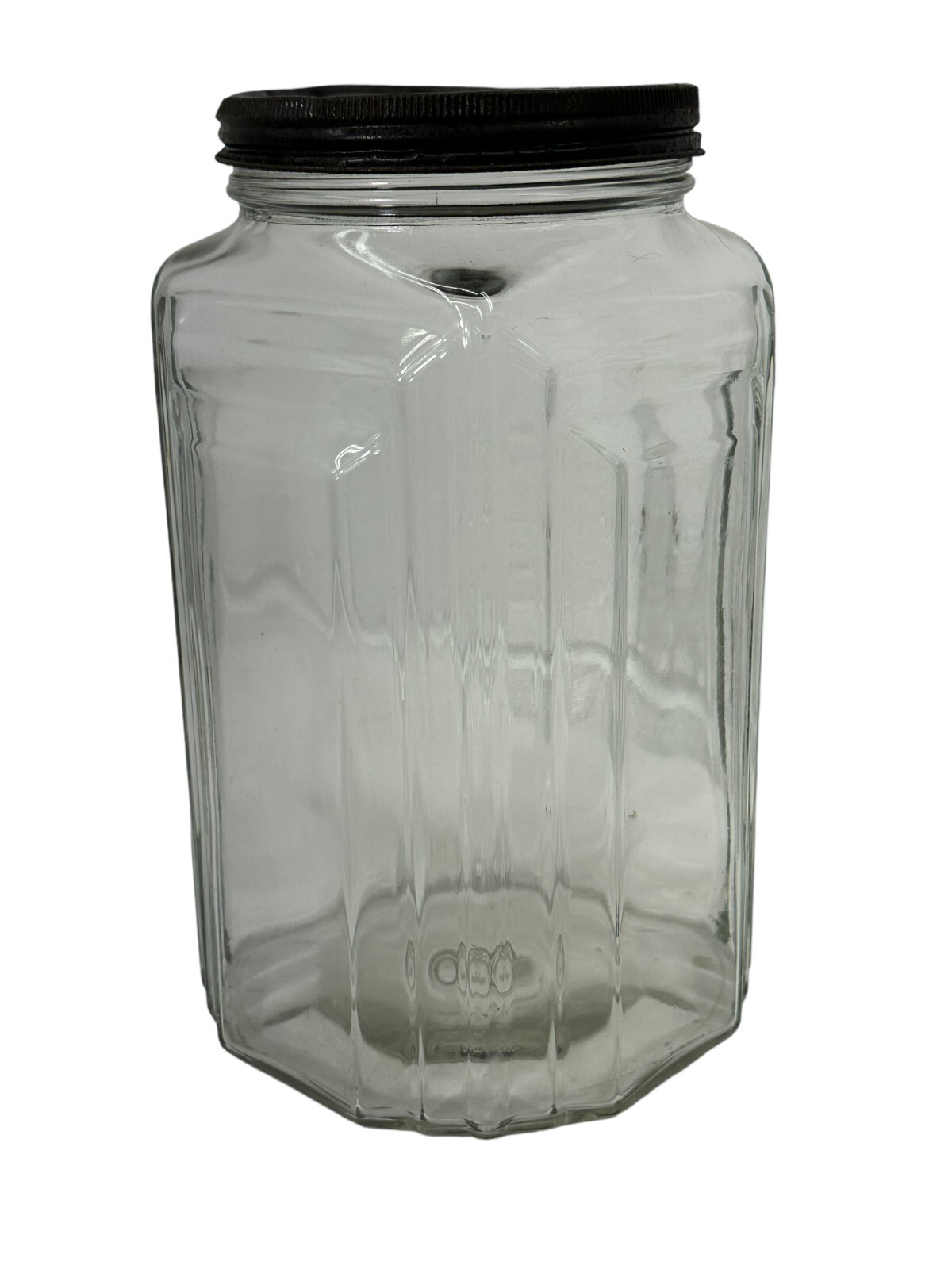NECCO ART DECO sky scraper candy glass jar country store NECCO ART DECO sky scraper candy glass jar country store