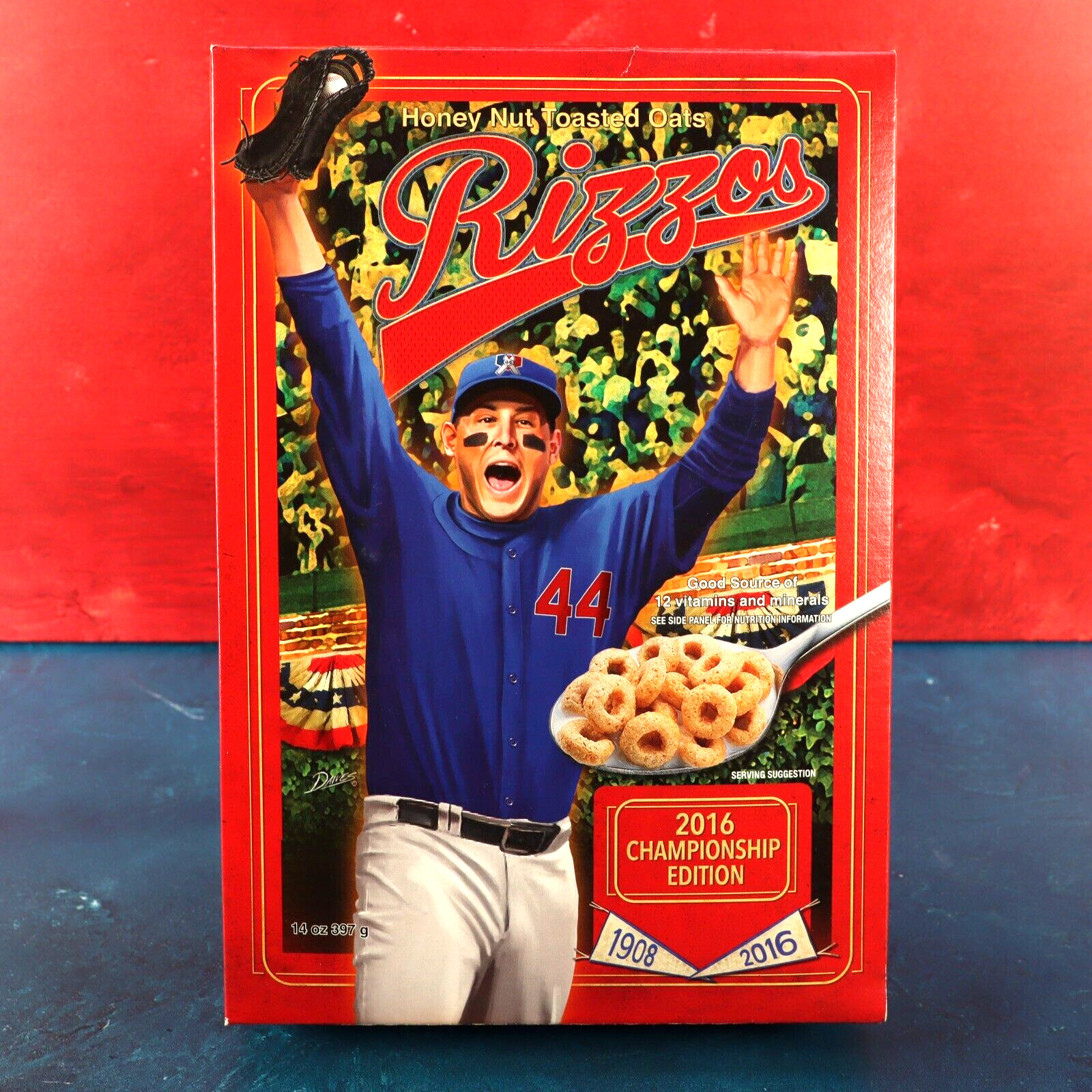 Anthony Rizzo Chicago Cubs 2016 Championship Breakfast Cereal Rizzos 2017 Sealed