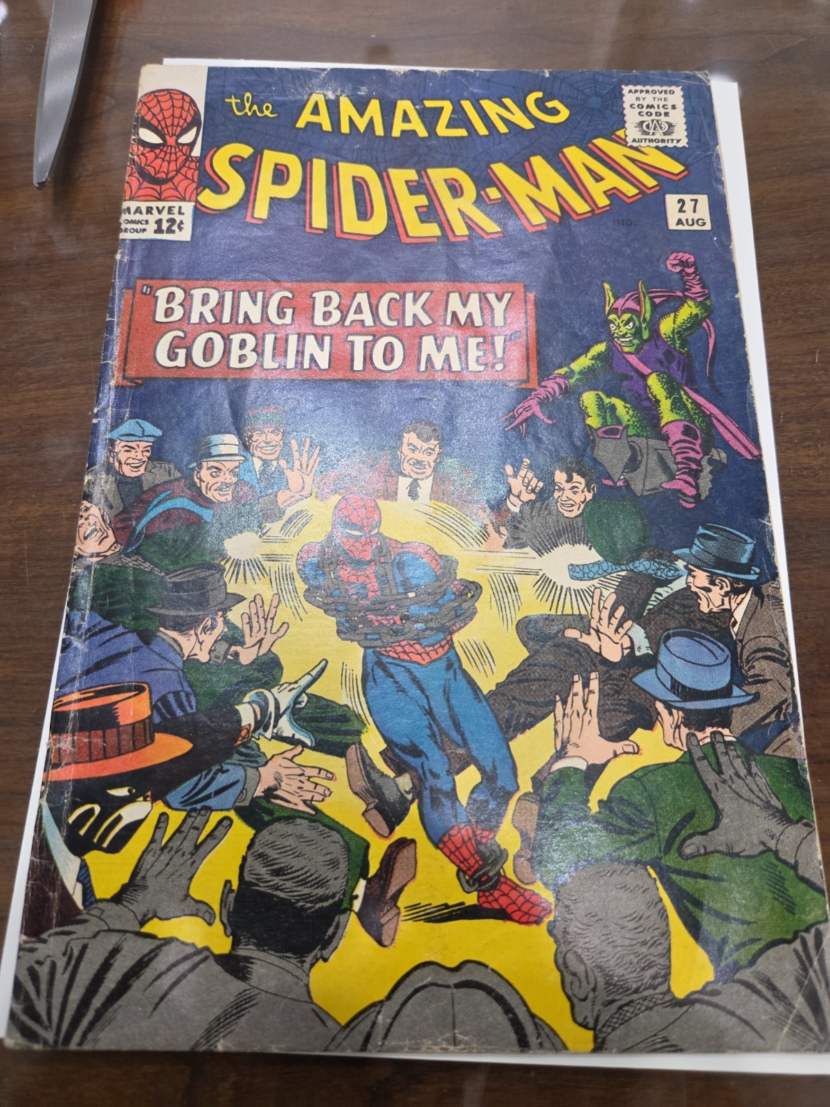 Amazing Spiderman 27 Green Goblin Silvet Age Amazing Spiderman 27 Green Goblin Silvet Age