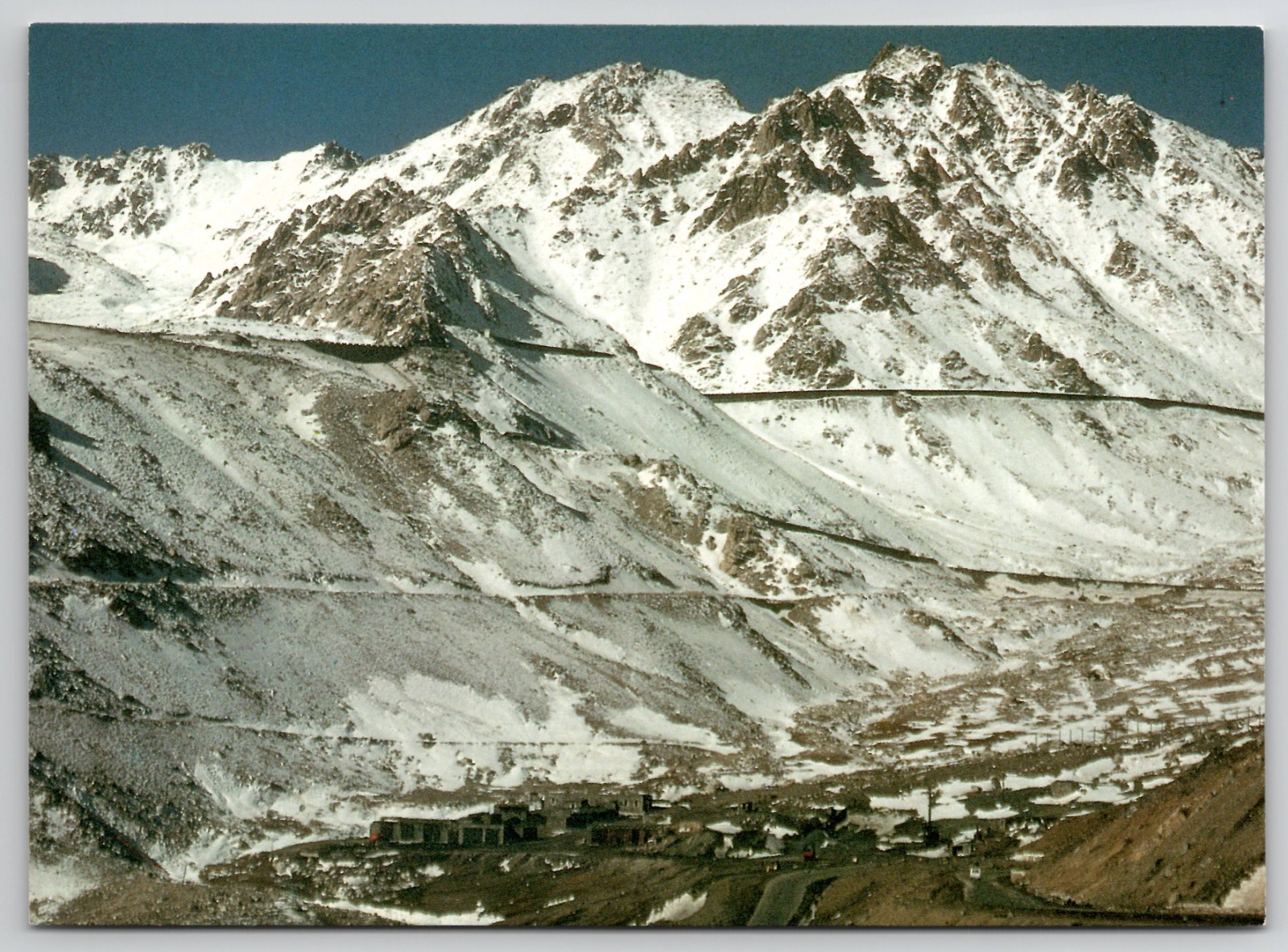 Salang Pass From KABUL through the HINDU Kush Mountains, AFGHANISTAN - POSTCARD Salang Pass From KABUL through the HINDU Kush Mountains, AFGHANISTAN - POSTCARD