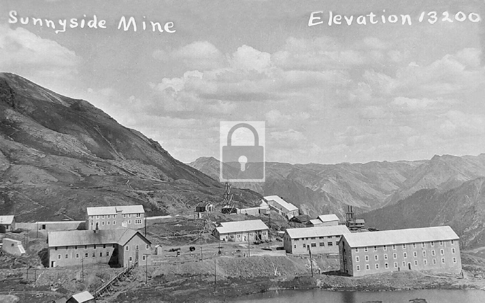 Sunnyside Mine Eureka Colorado CO - Reprint