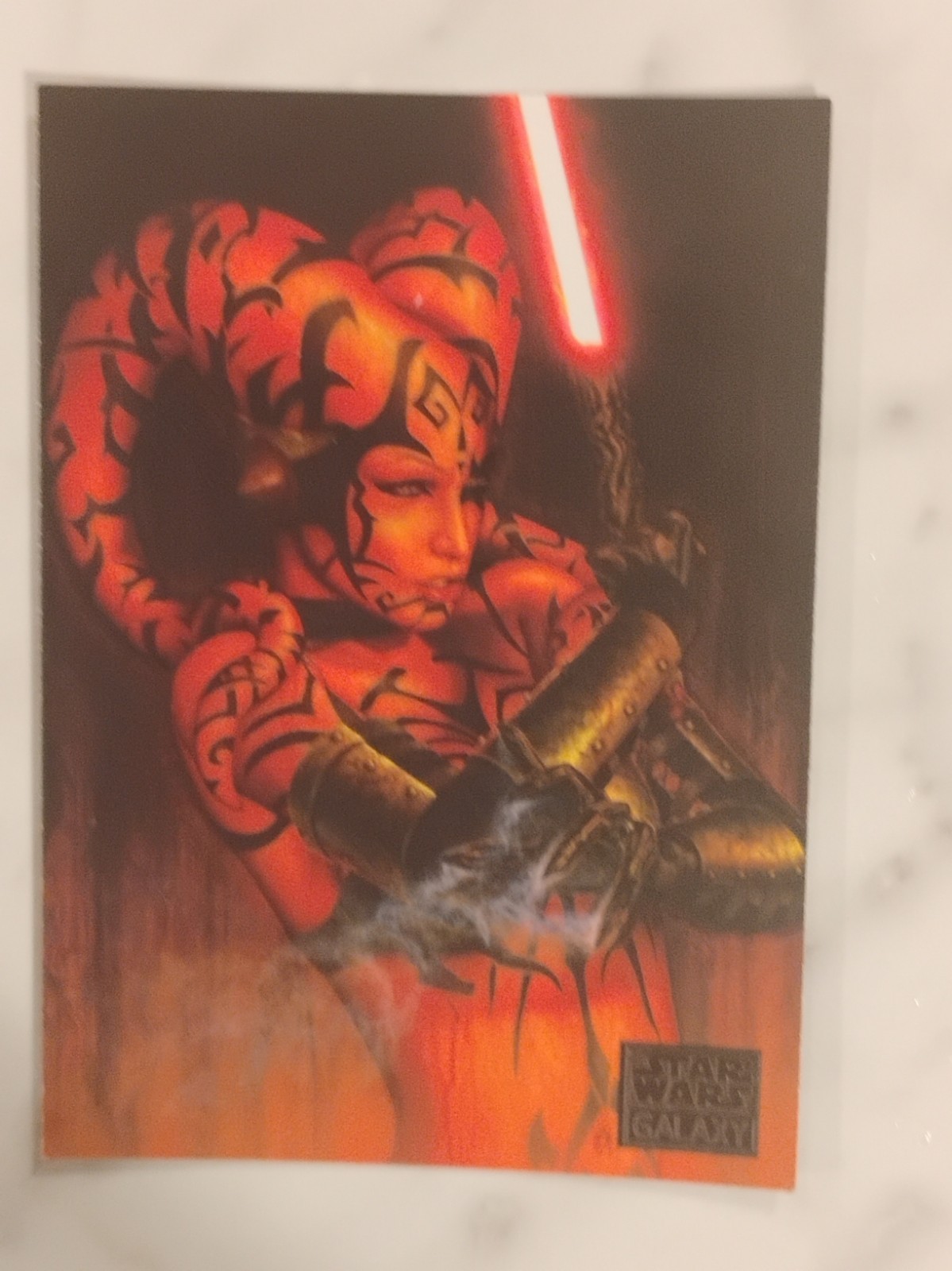2012 Topps Star Wars Galaxy Series 7 #9 / DARTH TALONS' DARK REACH 2012 Topps Star Wars Galaxy Series 7 #9 / DARTH TALONS' DARK REACH