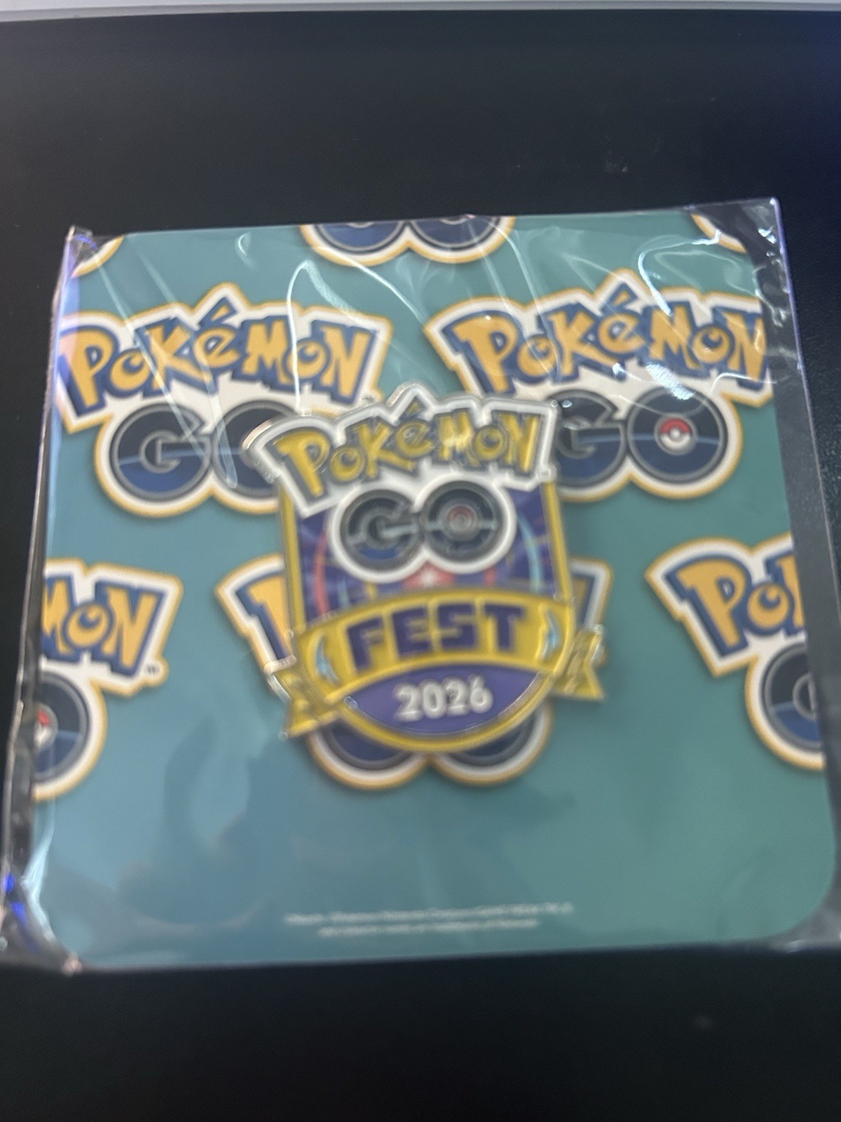 SEALED Pokemon Go Fest 2026 Pin SEALED Pokemon Go Fest 2026 Pin