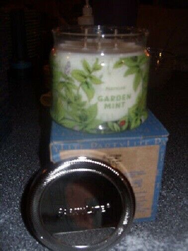 Partylite GARDEN MINT SIGNATURE 3-wick JAR CANDLE  BRAND NEW  