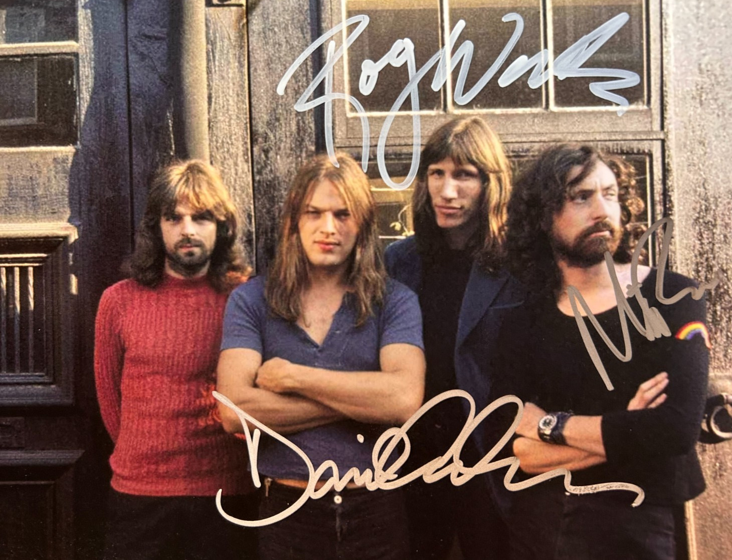 PINK FLOYD Signed (Gilmour, Waters, Mason) Autographs 8x10