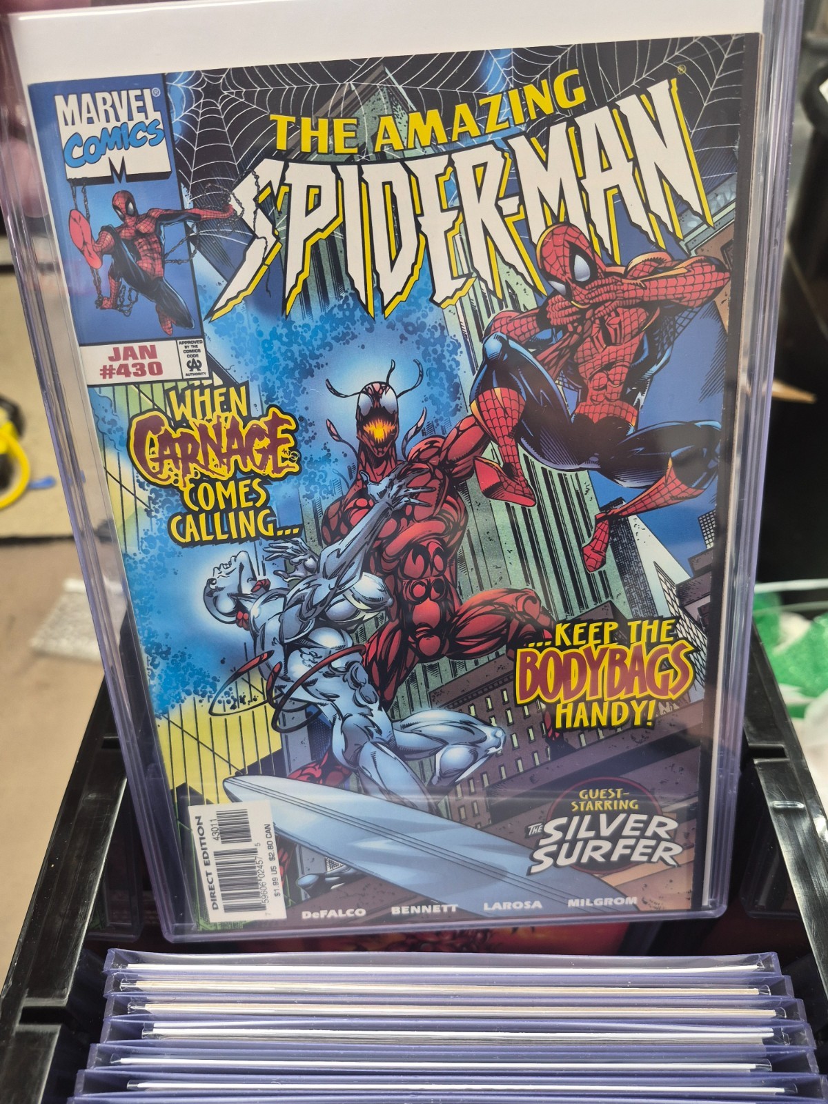 Amazing Spider-Man 430 1998 Cosmic Carnage NM $10 FLAT COMBINED SHIPPING Amazing Spider-Man 430 1998 Cosmic Carnage NM $10 FLAT COMBINED SHIPPING