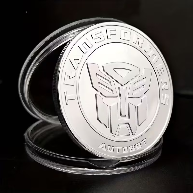 Transformers Autobot Decepticon Flip Coin Commemorative TV Movie 1-pc Transformers Autobot Decepticon Flip Coin Commemorative TV Movie 1-pc