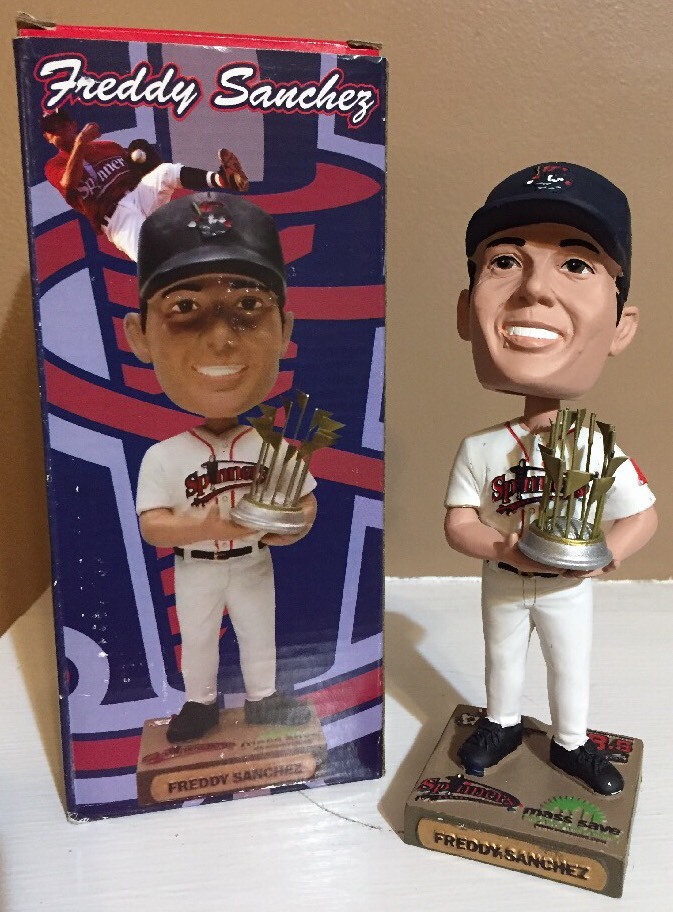 FREDDY SANCHEZ Lowell Spinners SGA Bobblehead 8/2/11, 1 of 1,000 Red Sox Trophy FREDDY SANCHEZ Lowell Spinners SGA Bobblehead 8/2/11, 1 of 1,000 Red Sox Trophy