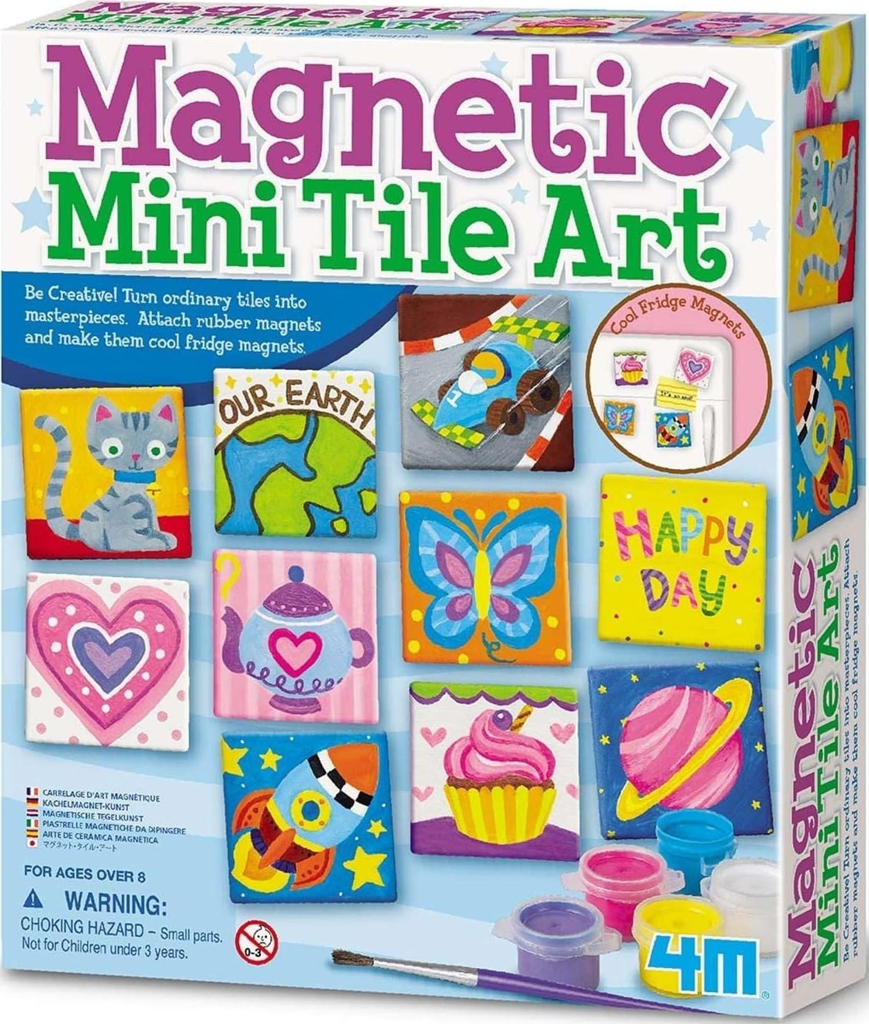 Magnetic Mini Tile Art, Art & Crafts DIY Kit, for Boys & Girls Ages 8+ Magnetic Mini Tile Art, Art & Crafts DIY Kit, for Boys & Girls Ages 8+