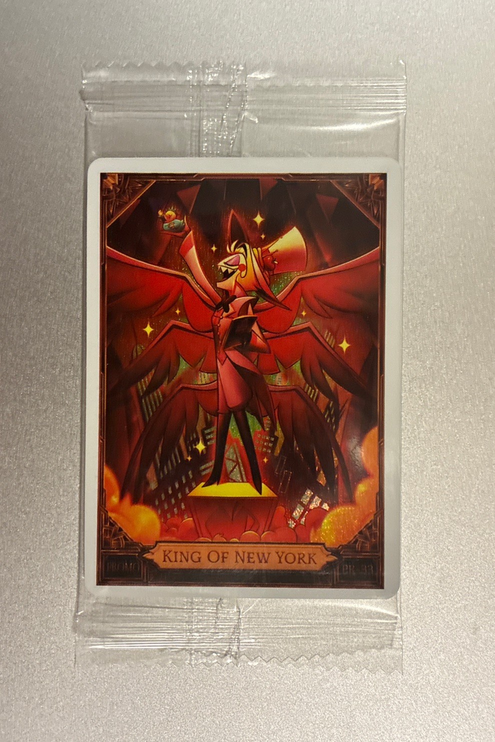 NYCC 2026 PSA HAZBIN HOTEL LUCIFER KING OF NEW YORK PROMO CARD Rare IN HAND NYCC 2026 PSA HAZBIN HOTEL LUCIFER KING OF NEW YORK PROMO CARD Rare IN HAND