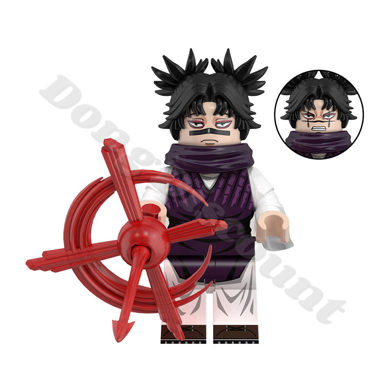 Jujutsu Kaisen Anime Assembled Dolls Building Block Toys Cosplay Moppet Gifts--