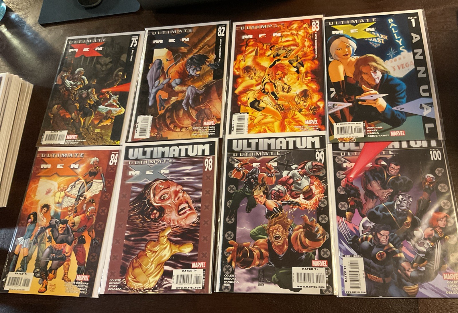 Ultimate X-Men Lot Of 8 VF-NM #75,82,83,84,98,99,100, Annual 1 Marvel HIGH GRADE