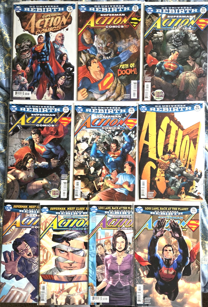 Action Comics #957-966. NM 9.4. 10 BOOKS Action Comics #957-966. NM 9.4. 10 BOOKS