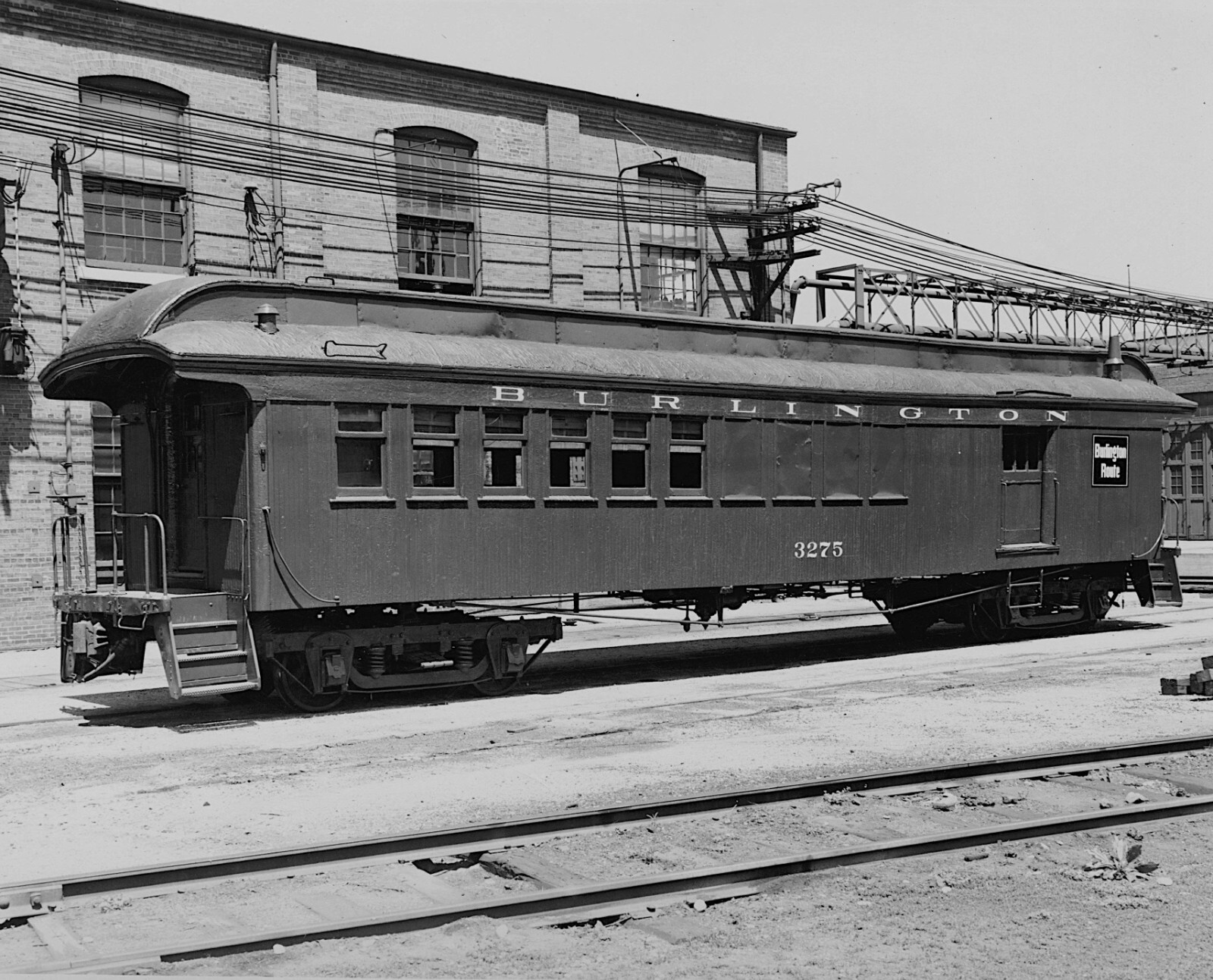 Burlington Combine 3275 at the Chicago Railroad Fair in 1948 8 x 10 Photo Burlington Combine 3275 at the Chicago Railroad Fair in 1948 8 x 10 Photo