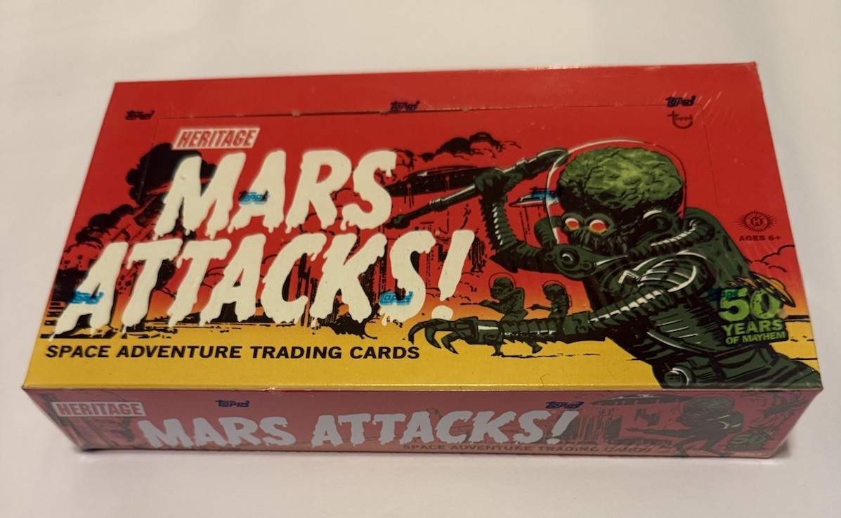 Mars Attacks Attack From Space Heritage Retail Card Box 24 CT Sealed 2012 Topps Mars Attacks Attack From Space Heritage Retail Card Box 24 CT Sealed 2012 Topps