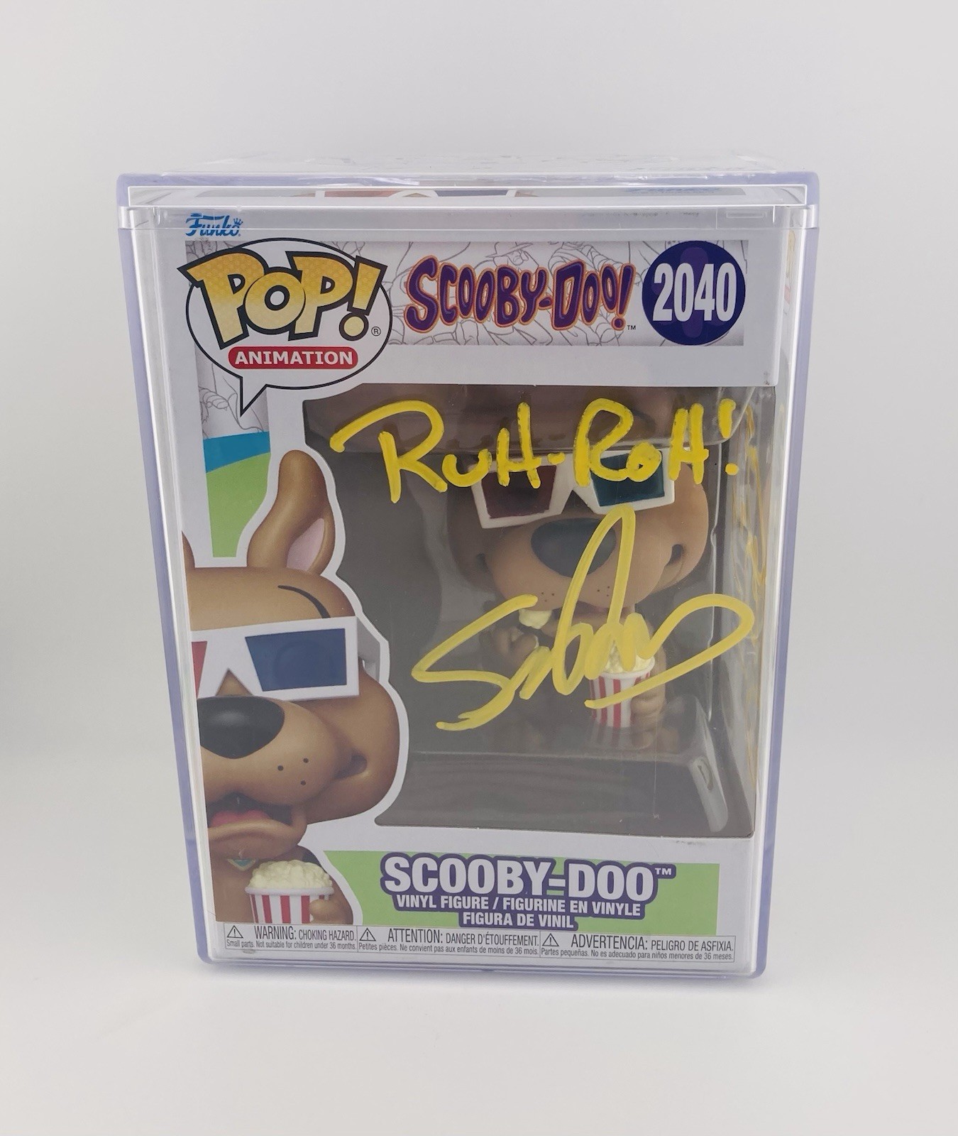 Scott Innes Signed Auto Scooby-Doo Funko #2040 “Ruh-Ruh” With Side Art JSA COA