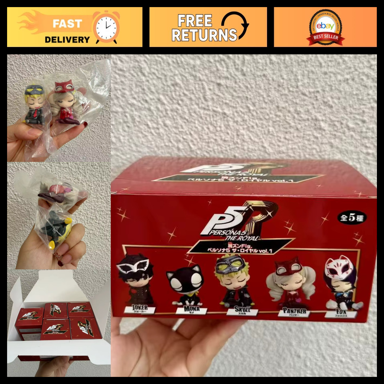 Anime Collectible Figure - Persona 5 The Royal Action Figure for Desk Decor - Jo Anime Collectible Figure - Persona 5 The Royal Action Figure for Desk Decor - Jo