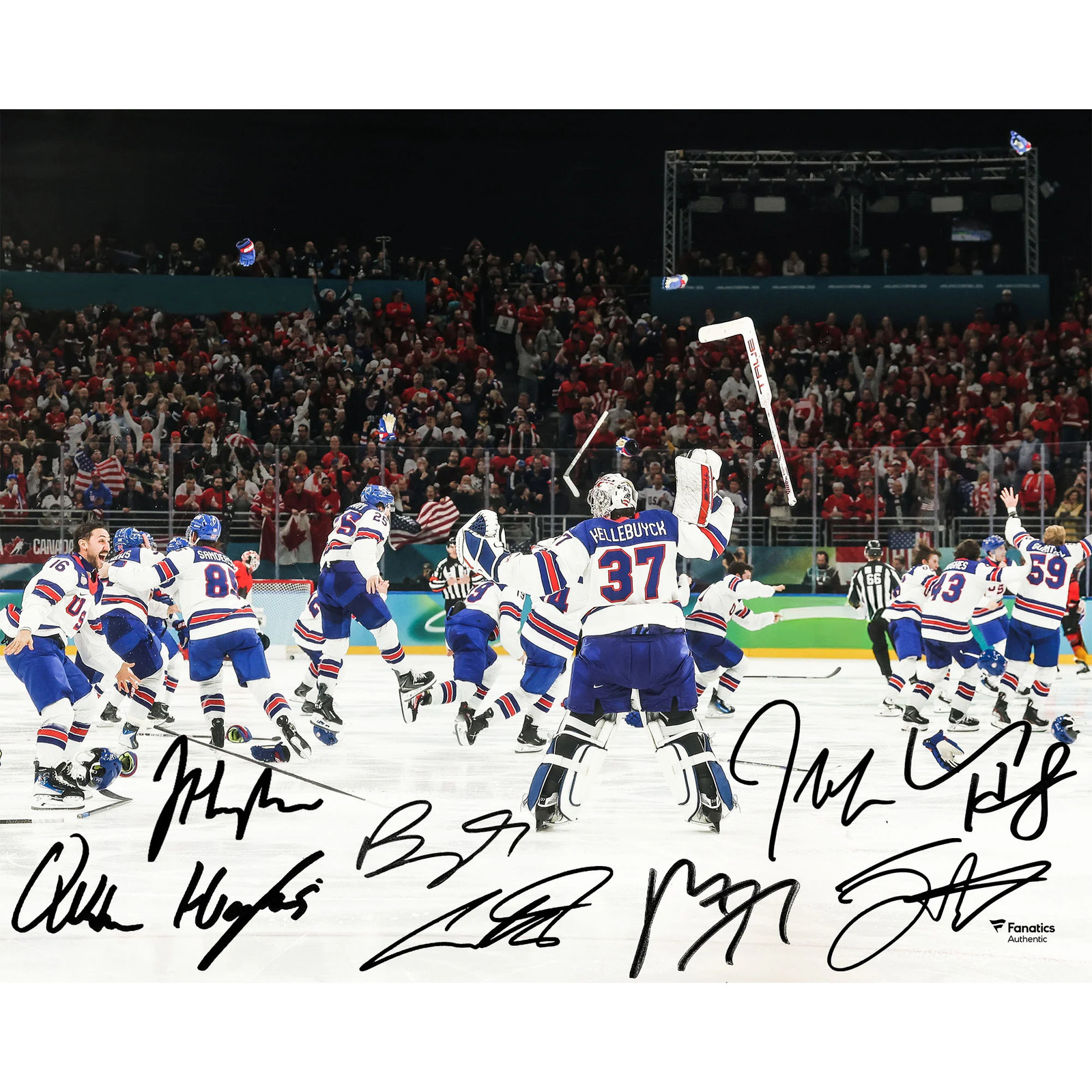 Team USA Autographed Fanatics Authentic 16 Team USA Autographed Fanatics Authentic 16