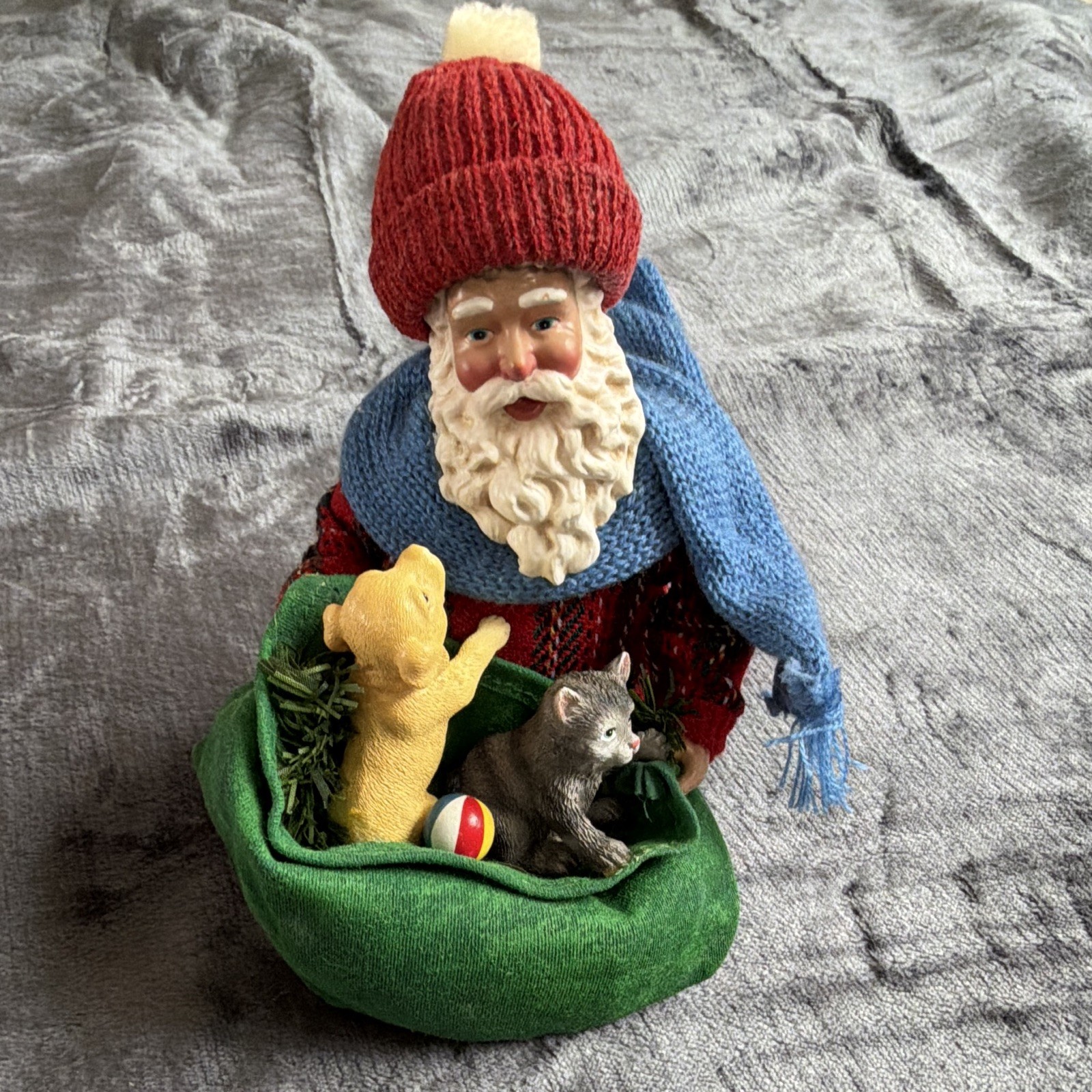 Clothtique Fuzzy Friends Santa Figurine 2000 Possible Dreams Boxed Multicolor Clothtique Fuzzy Friends Santa Figurine 2000 Possible Dreams Boxed Multicolor