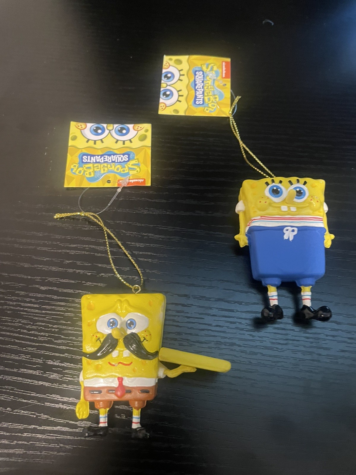 NWT Nickelodeon SpongeBob “Imagination” “Pizza Box” Ornaments Kurt Adler