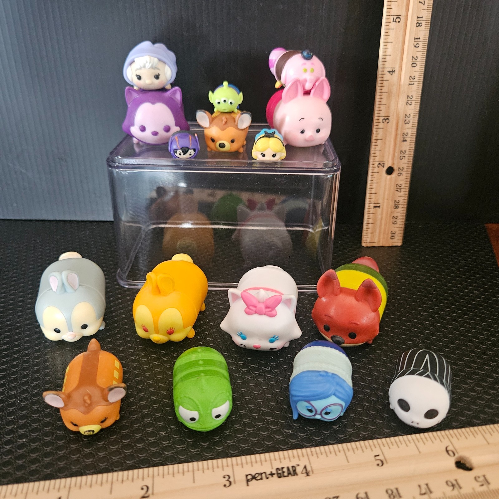 Disney Pixar MIXED Lot of 16 TSUM TSUM Vinyl Figures Inside Out Zootopia Alice Disney Pixar MIXED Lot of 16 TSUM TSUM Vinyl Figures Inside Out Zootopia Alice
