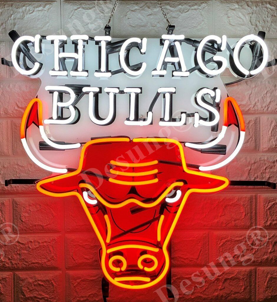 New Chicago Bulls Bar Lamp Decor Glass Neon Light Sign 20\