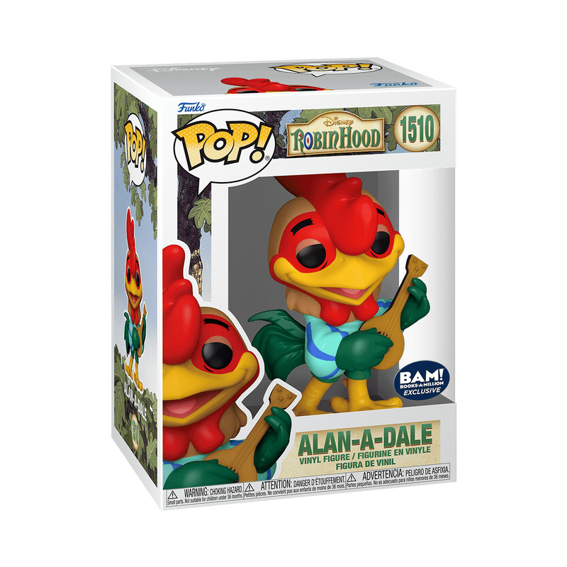 Funko Pop Alan-A-Dale 1510 Disney Robin Hood Books A Millon Exclusive Funko Pop Alan-A-Dale 1510 Disney Robin Hood Books A Millon Exclusive