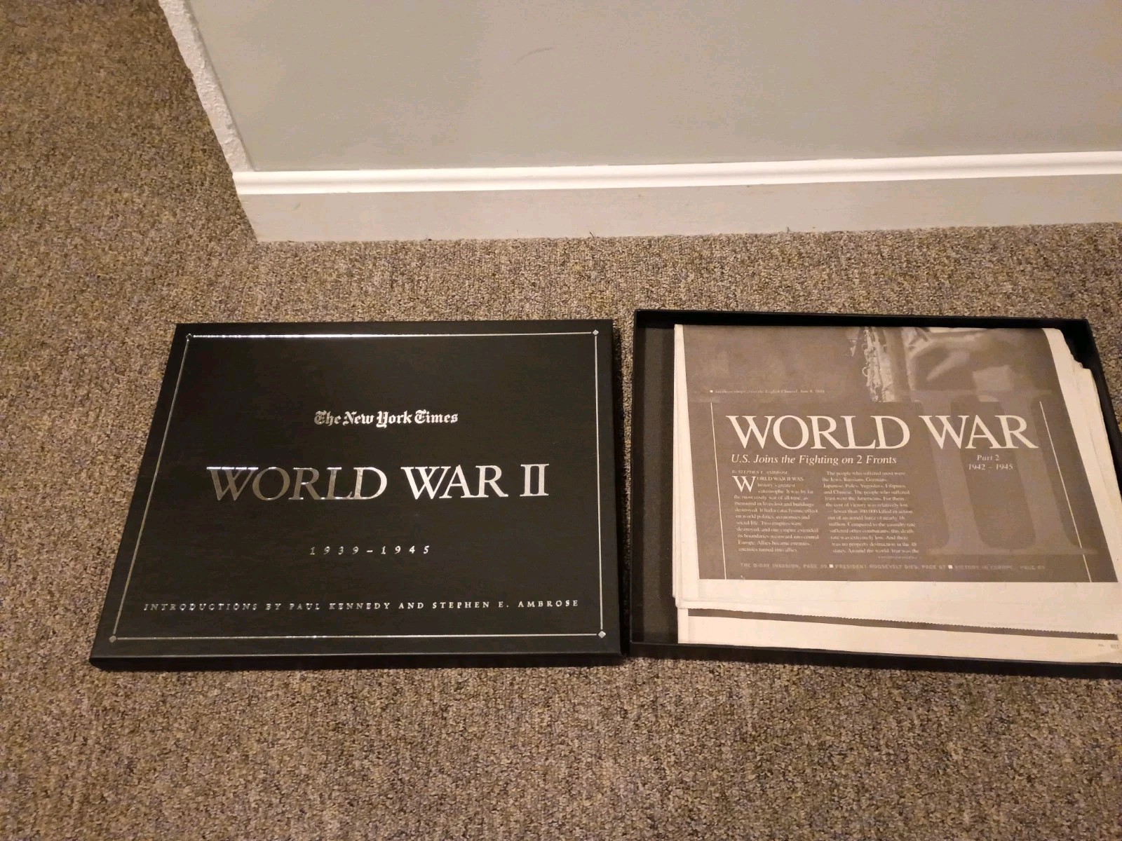 The New York Times World War II 1939-1945 Archive Newspapers Collectible Box Set The New York Times World War II 1939-1945 Archive Newspapers Collectible Box Set