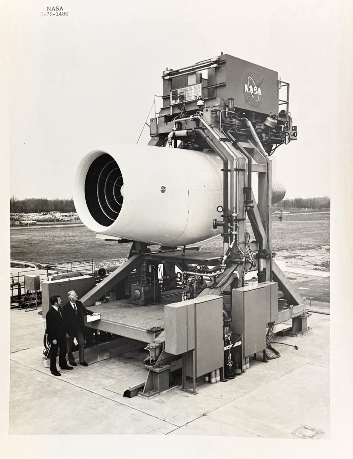 Vintage 1972 NASA Lewis Photo Experimental Quiet Engine Program Jet Turbofan Vintage 1972 NASA Lewis Photo Experimental Quiet Engine Program Jet Turbofan