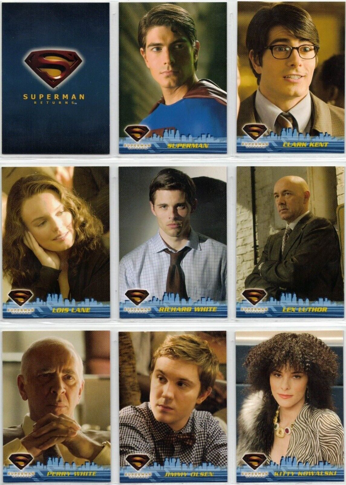 2006 Topps DC Comics Superman Returns the Move You Pick the Card Finish Your Set