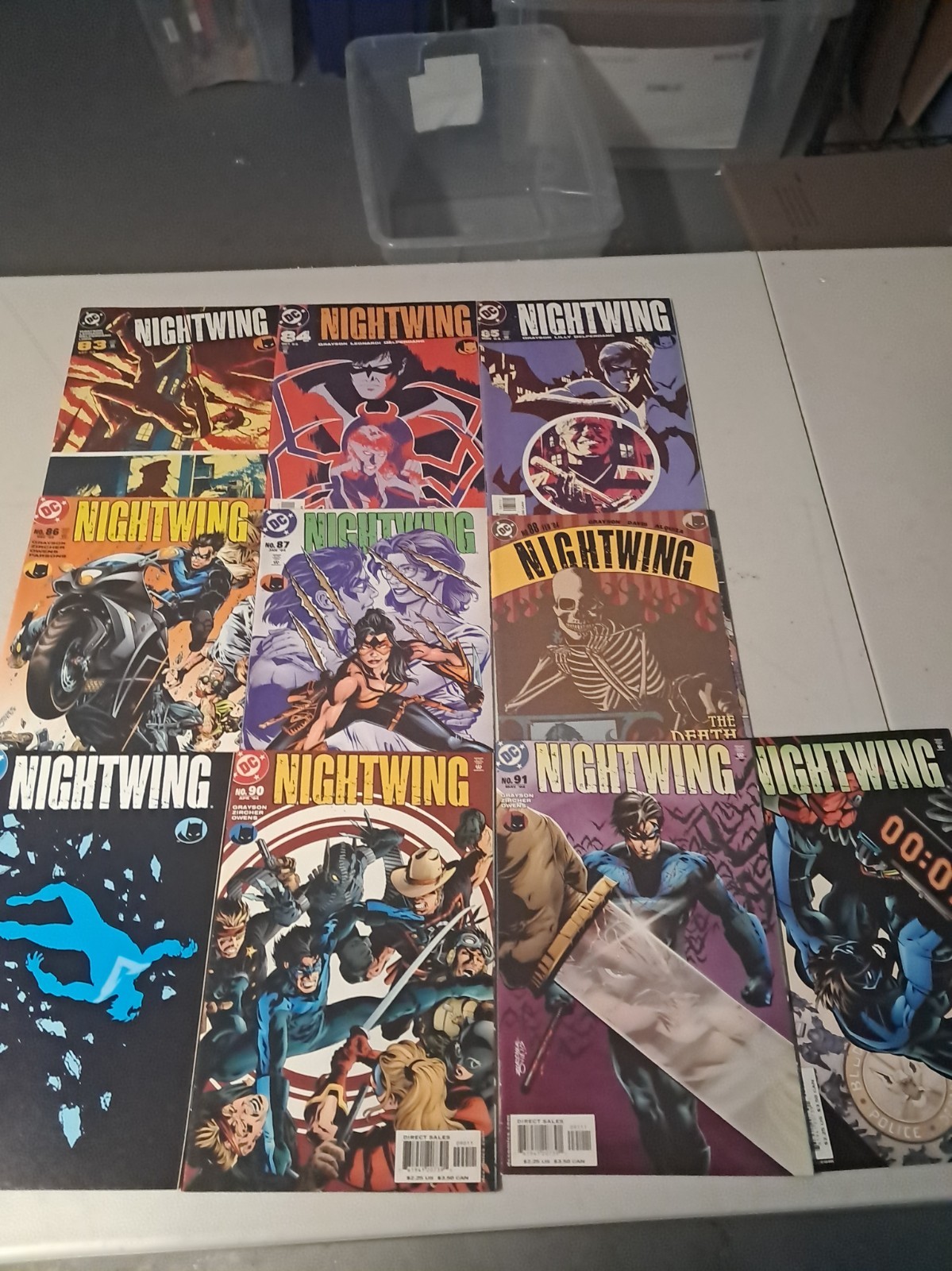 Vtg DC Comics Nightwing Lot Of 10 Issues 83-92 Vtg DC Comics Nightwing Lot Of 10 Issues 83-92