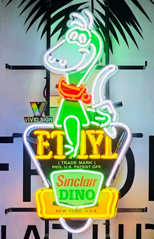 Sinclair Dino Ethyl Gasoline Light Lamp Neon Sign 24\