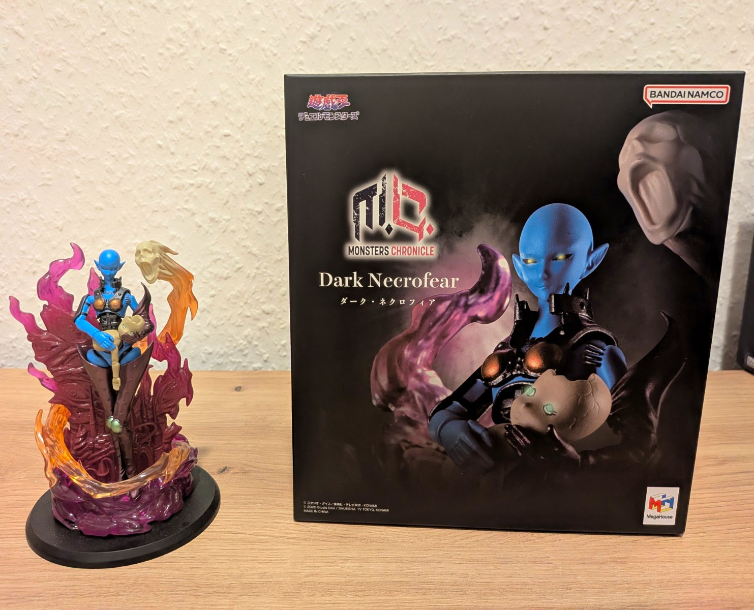 MegaHouse Yu-Gi-Oh Monsters Chronicle Series Dark Necrofear Figure Model MegaHouse Yu-Gi-Oh Monsters Chronicle Series Dark Necrofear Figure Model