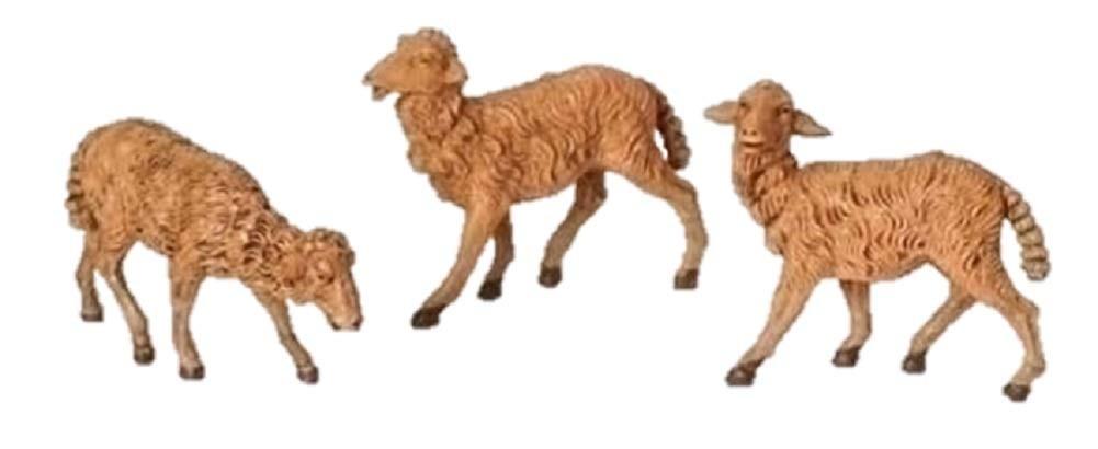 Fontanini By Roman, Brown Sheep 3-Piece Set, 7.5 Fontanini By Roman, Brown Sheep 3-Piece Set, 7.5