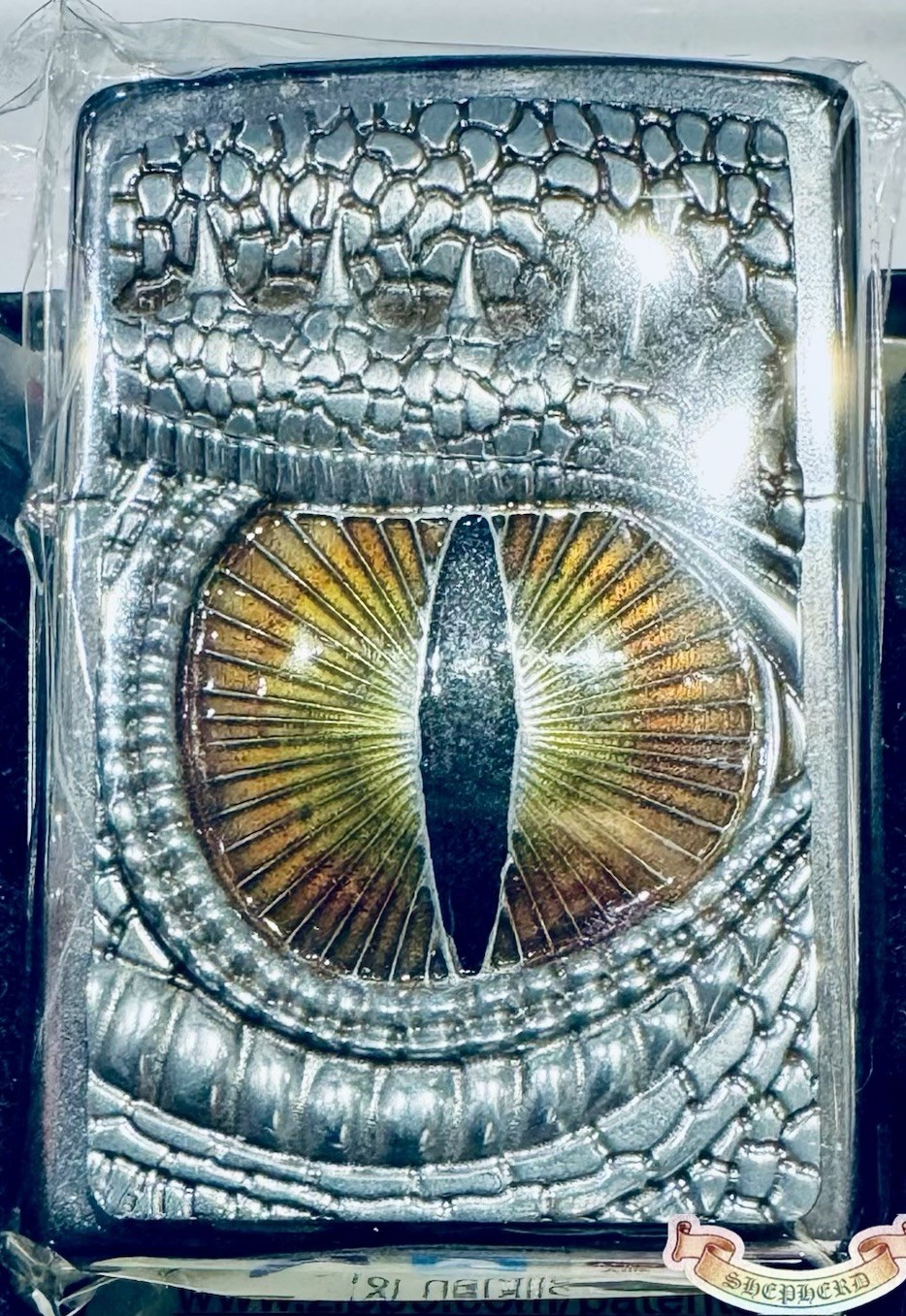 NEW RARE 2014 ZIPPO DRAGON EYE DEEP CARVE LIGHTER H-14 US FIRST RUN EMBLEM