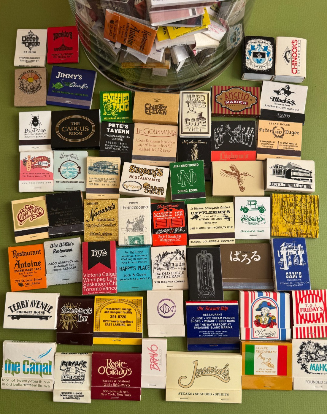 All-Over-The-USA Restaurant Collection ~ Lots of (30+) ~ Matchbooks / Boxes ++++ All-Over-The-USA Restaurant Collection ~ Lots of (30+) ~ Matchbooks / Boxes ++++