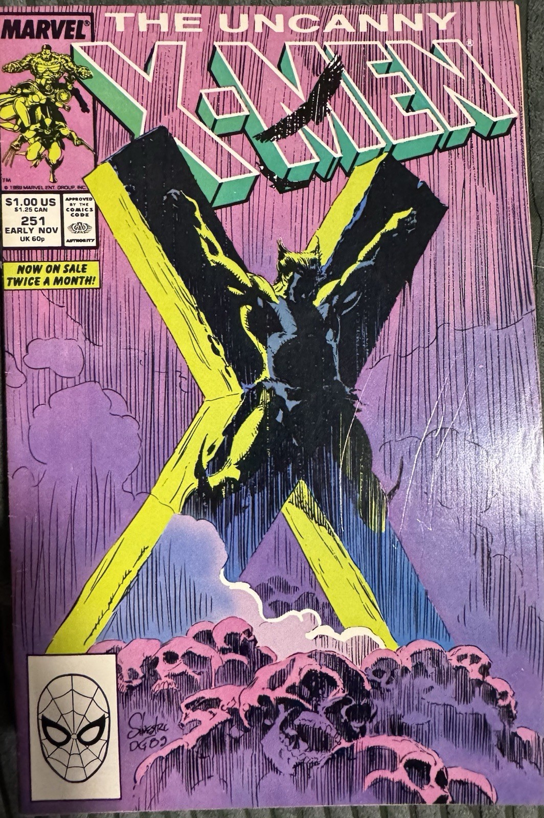 The Uncanny X-Men #251 (Marvel Comics Early November 1989) π₯π₯π₯ The Uncanny X-Men #251 (Marvel Comics Early November 1989) π₯π₯π₯
