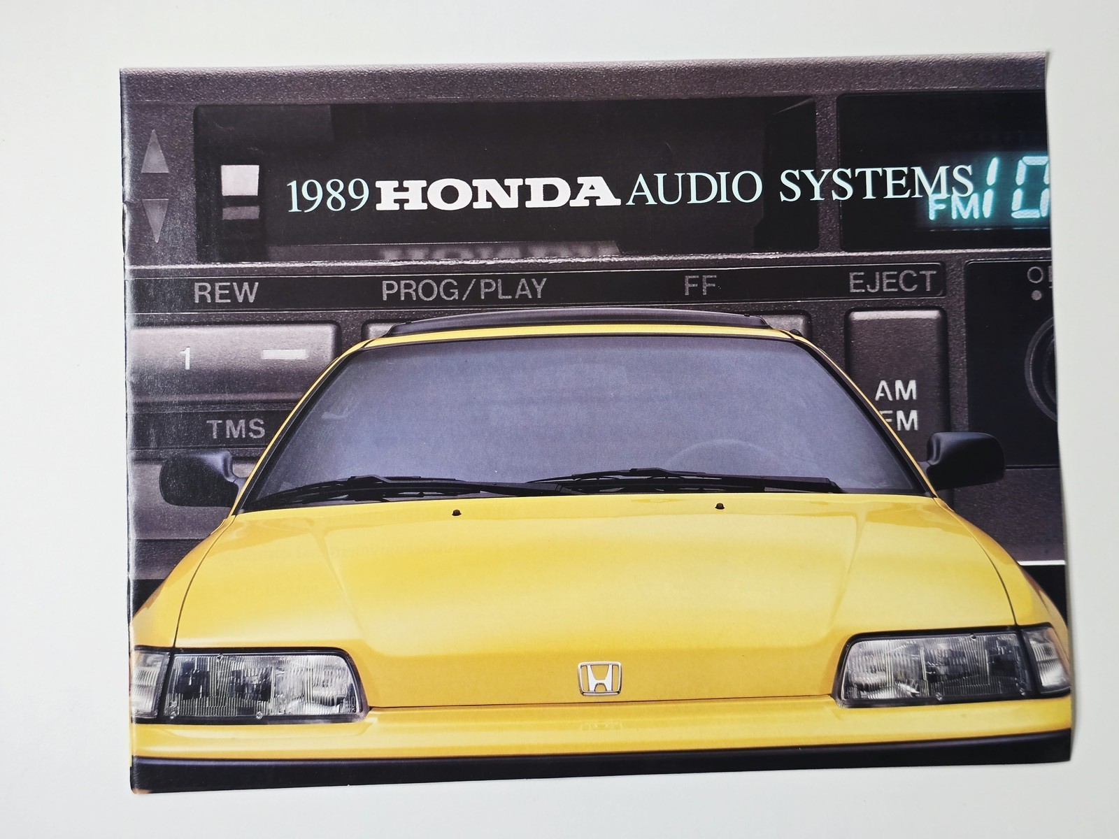 1989 Honda Audio Systems Sales Brochure Car Stereo CRX Civic 6 Pages Vintage 1989 Honda Audio Systems Sales Brochure Car Stereo CRX Civic 6 Pages Vintage