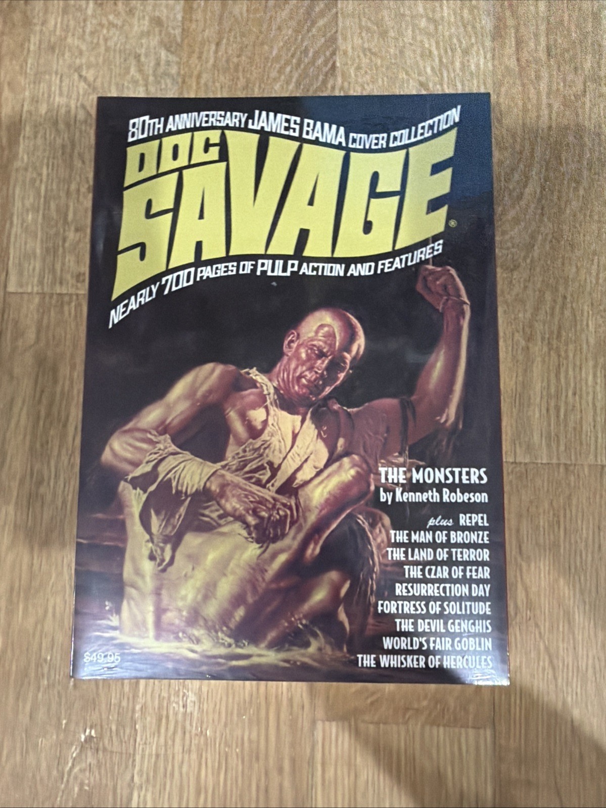DOC SAVAGE 80TH ANNIVERSARY James Bama Cover Collection Set #1 SANCTUM BOOKS New