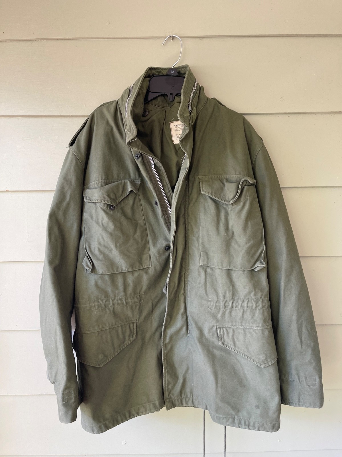 Vietnam War US M65 Field Jacket. Sz Reg- Small. 1968. Nice