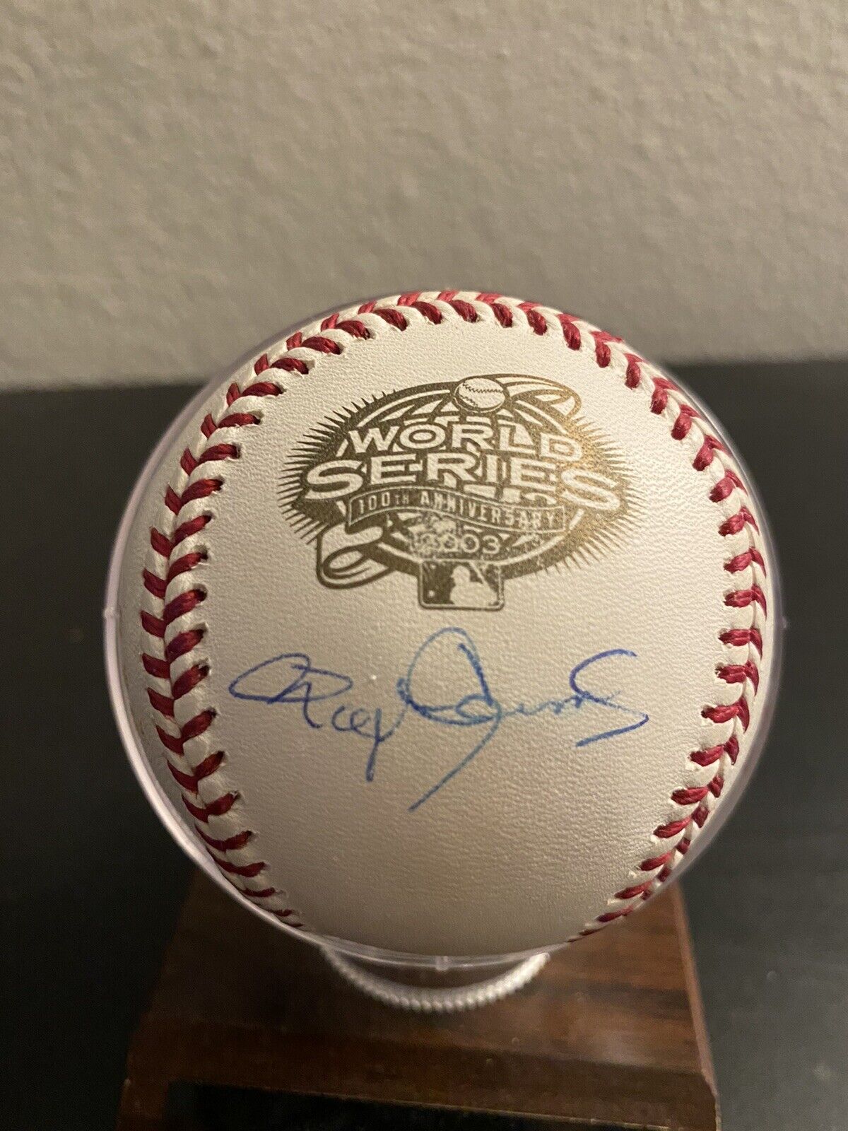 ROGER CLEMENS Signed Rawlings 2003 World Series Commemorative Official Baseball