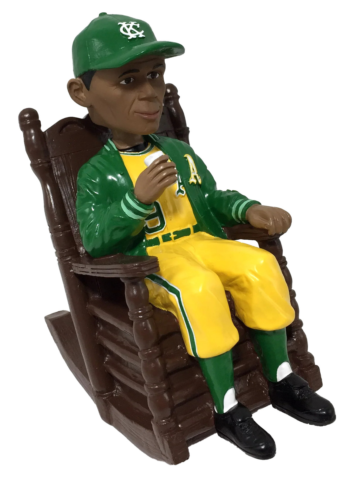 Satchel Paige Kansas City Monarchs Oakland A's Rocking Chair Bobblehead MLB Satchel Paige Kansas City Monarchs Oakland A's Rocking Chair Bobblehead MLB