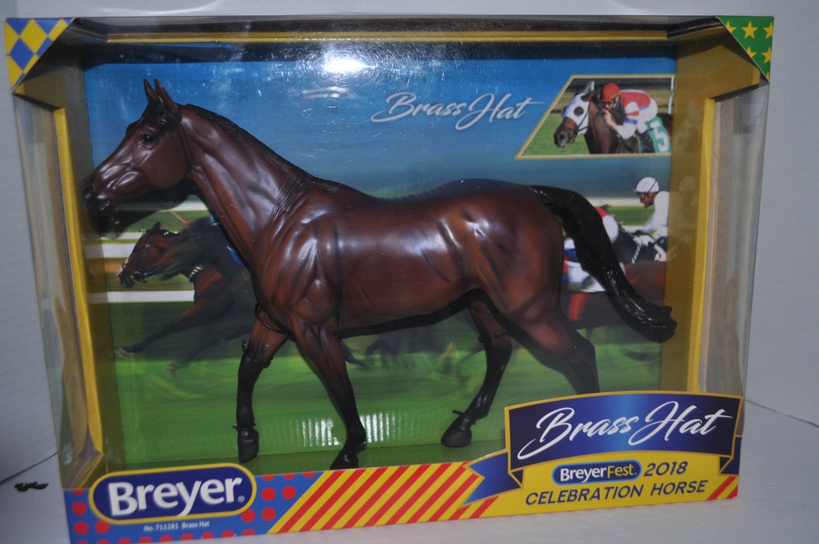BREYER BREYERFEST 2018 CELEBRATION HORSE BRASS HAT 711281